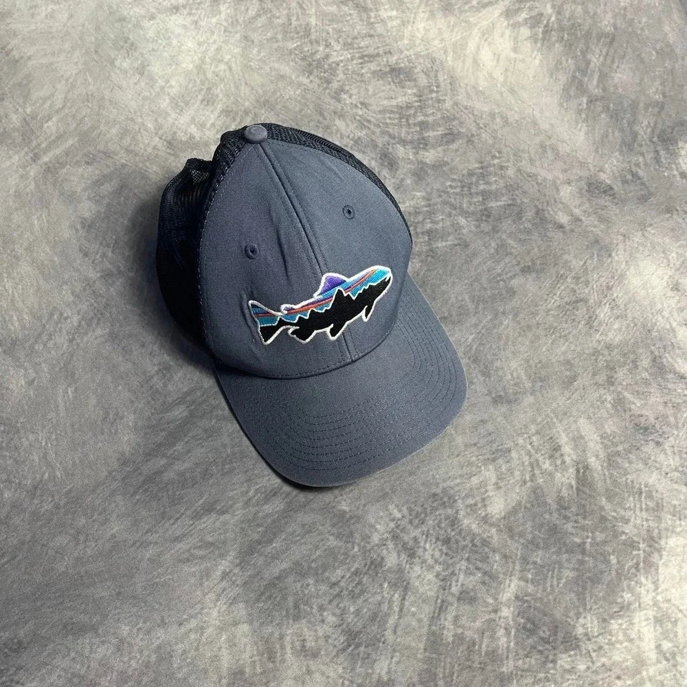 Patagonia Blue Trucker Hat